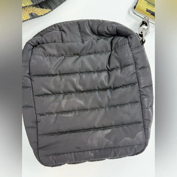 THINK ROYLN Black Quilted Bag with Camouflage Strap - Picture 6 of 9